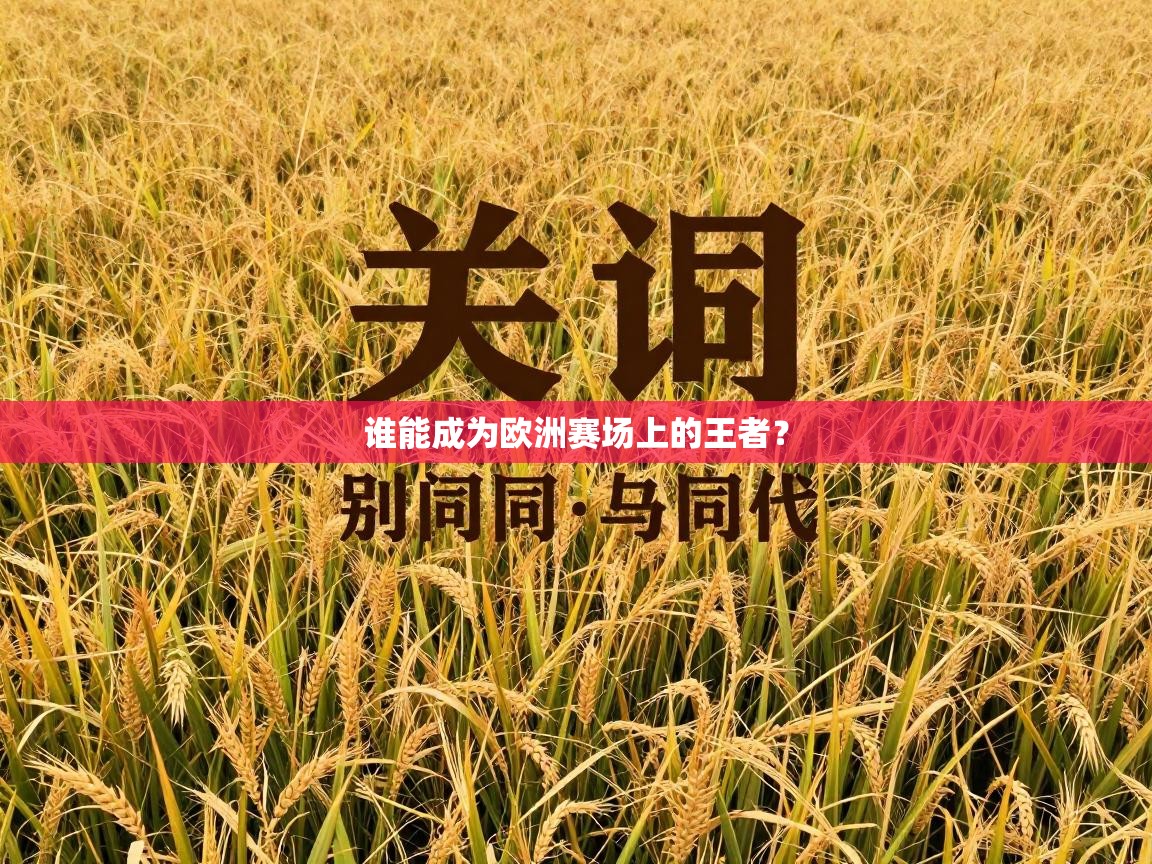 开云体育实名认证入口-谁能成为欧洲赛场上的王者？  第1张