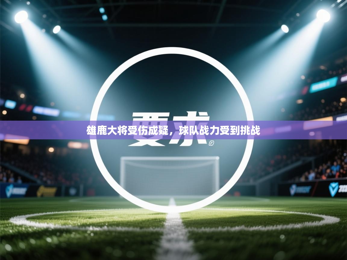 开云平台-雄鹿大将受伤成疑，球队战力受到挑战